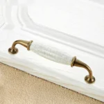 5025_128 Ceramic Crack Closet Cabinet Handle Pitch: 128mm - Image 2
