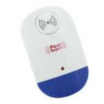 Electronic Ultrasonic Mosquito Rat Pest Control Repeller with LED Light, EU Plug AC90V-250V (White+Blue) - Image 2
