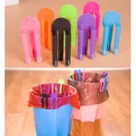 10pcs Universal Trash Bag Fixed Clip Waste Basket Rubbish Bin Garbage Can Clamp Rubbish Clip Non-slip Garbage Bag Clip, Random Color Delivery - Image 6