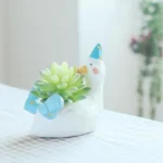 Lovely Home Garden Office Resin Cartoon Animal Shaped Plant Flower Pot Decoration Animal Flower Pots Planter