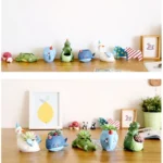 Lovely Home Garden Office Resin Cartoon Animal Shaped Plant Flower Pot Decoration Animal Flower Pots Planter - Image 4