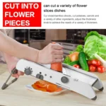 CZ-01 Multifunctional Household Stainless Steel Manual Vegetable Cutting Machine Carrot Potato Grater - Image 16