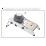 CZ-01 Multifunctional Household Stainless Steel Manual Vegetable Cutting Machine Carrot Potato Grater - Image 8