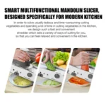 CZ-01 Multifunctional Household Stainless Steel Manual Vegetable Cutting Machine Carrot Potato Grater - Image 10