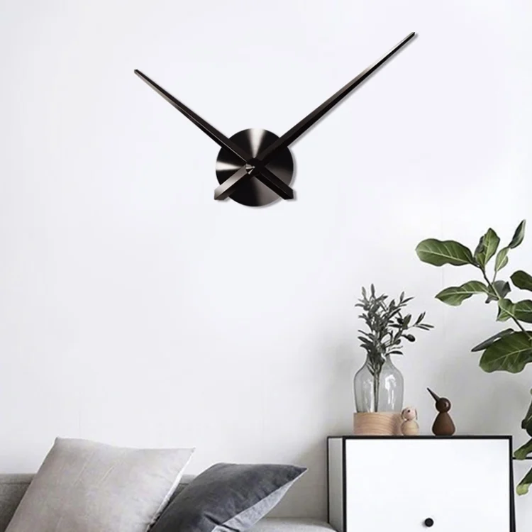 Creative DIY Stainless Steel Wall Clock Home Office Decoration