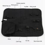 12 in 1 Stainless Steel Wine Cocktail Shaker Tools Set with Cloth Bag, Capacity: 750ml - Image 6