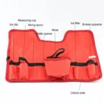 8 in 1 Stainless Steel Wine Cocktail Shaker Tools Set with Cloth Bag, Capacity: 750ml - Image 7