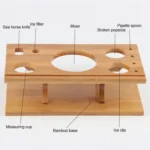 14 in 1 Stainless Steel Cocktail Shaker Tools Set with Bamboo Mount, Capacity: 750ml - Image 7