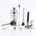 18 in 1 Cocktail Shaker Tools Setwith Acrylic Mount, , Capacity: 550ml - Image 3
