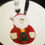 3 PCS 3 in 1 Christmas Decoration Gift Cutlery Holders Set, Random Style Delivery - Image 2