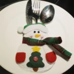 3 PCS 3 in 1 Christmas Decoration Gift Cutlery Holders Set, Random Style Delivery - Image 3