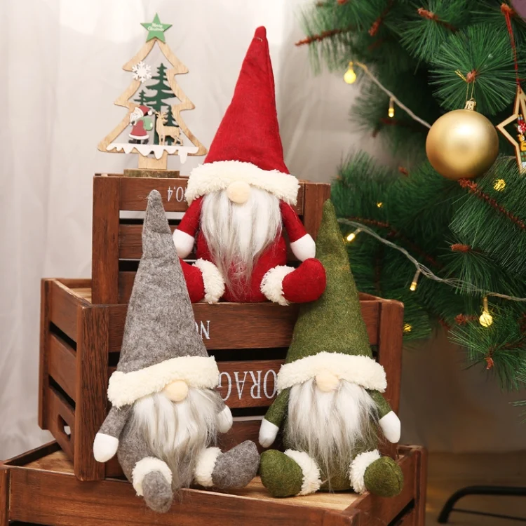 HC4912_B3.webp CX20217 Faceless Doll Window Ornament Christmas Decoration - Image 4