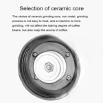 Portable Conical Burr Mill Manual Spice Herbs Hand Grinding Machine Coffee Bean Grinder with Seal Pot - Image 7