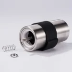 Portable Conical Burr Mill Manual Stainless Steel Hand Crank Coffee Bean Grinder with Silicone Ring, Capacity: 40g - Image 3