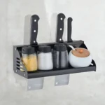 30cm Kitchen Multi-function Wall-mounted Condiment Storage Rack