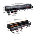 A Version 40cm 1 Cup Kitchen Multi-function Wall-mounted Condiment Storage Rack - Image 3