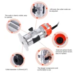 Wood Trimming Slotted Electromechanical Power Tool - Image 9