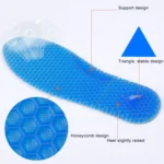1 Pair Honeycomb Damping Suede Soft Sport Shoes Insoles, Full Pads, Size: L / 41-46yards - Image 6