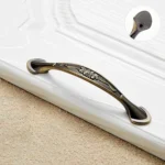 6026-96 European Style Zinc Alloy Cabinet Wardrobe Drawer Door Handle, Hole Spacing: 96mm (Bronze)