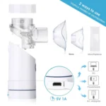 Portable Handheld Ultrasonic Mute Atomizer for Children(White) - Image 4