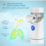 Portable Handheld Ultrasonic Mute Atomizer for Children(White) - Image 6