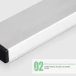 Kitchen Free Punching Wall-mounted 304 Stainless Steel Magnetic Knife Holder, Size:51x4x1.5cm - Image 5