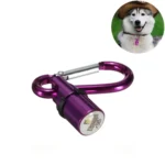 Aluminum LED Flashing Safety Night Light Blinker Pet Pendant for Dog / Cat, Random Color Delivery