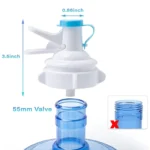 PP Water Bottle Faucet Dispenser Valve for 55mm Crown Top Bottle with Dustproof Cover - Image 2