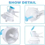 PP Water Bottle Faucet Dispenser Valve for 55mm Crown Top Bottle with Dustproof Cover - Image 3