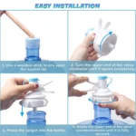 PP Water Bottle Faucet Dispenser Valve for 55mm Crown Top Bottle with Dustproof Cover - Image 4