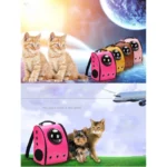 Space Capsule Carrier Breathable Pet Backpack Travel Portable Pet Bag for Cat / Dog and Other Pets, Size:32*29*42cm - Image 6