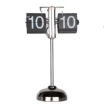 Creative Home Office Bedroom Retractable Flip Trolley Small Balance Clock - Image 2