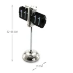 Creative Home Office Bedroom Retractable Flip Trolley Small Balance Clock - Image 4