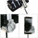 Creative Home Office Bedroom Retractable Flip Trolley Small Balance Clock - Image 5