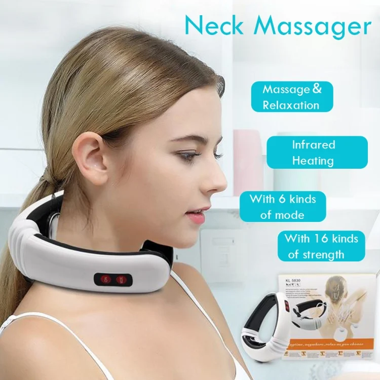 HC52418_11.webp Household Electric Pulse Shock Neck Massager Intelligent Body Massager, Battery Powered (Not Include Battery) - Image 12