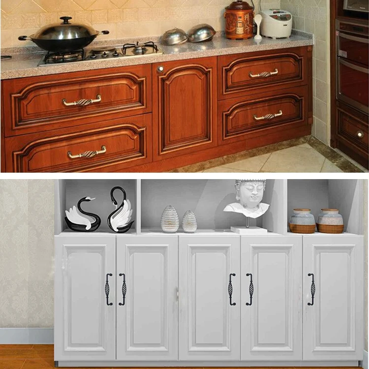 HC5359_2.webp 6100-160 Classic Birdcage Shape Iron Cabinet Wardrobe Drawer Door Handle, Hole Spacing: 160mm (Matte Black) - Image 3