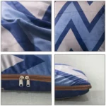 Pink Mule Deer Pattern Multifunctional Plush Blanket Square Pillow Quilt Office Car Pillow Cushion, Size : M - Image 3