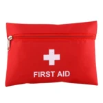 2 PCS Portable First Aid Kit with Bag, Includes Sanitizing Pads, Gauzes, Scissors,Band-aids and Tweezers, Random Color Delivery - Image 2