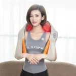 USB Charging Vibration Machine Neck Shawl Kneading Back Shoulder Vibration Massager - Image 2