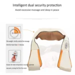 USB Charging Vibration Machine Neck Shawl Kneading Back Shoulder Vibration Massager - Image 5