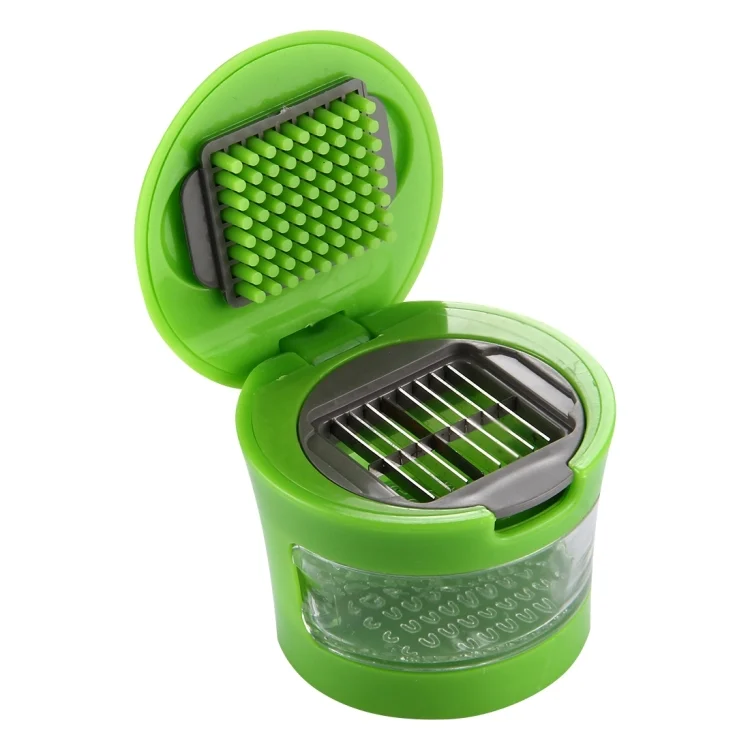 HC5478_1.webp 2 PCS Multi-purpose Mini Kitchen Tool Vegetable Garlic Manual Slicer Cutter Chopper Random Color Delivery - Image 2