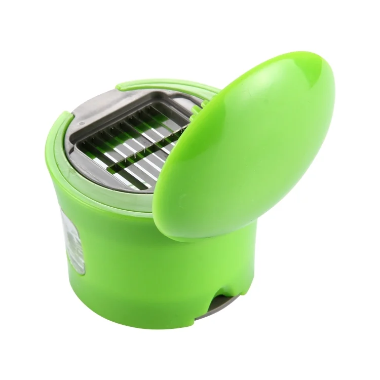 HC5478_2.webp 2 PCS Multi-purpose Mini Kitchen Tool Vegetable Garlic Manual Slicer Cutter Chopper Random Color Delivery - Image 3