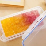 Small Square Ice Mold Trays Multi-layer Mold with Cover Ice Storage Box, 2 Layers - Image 3