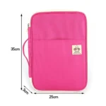Office Supplies Multi-purpose Zipper Document Folder A4 Storage Bag - Image 8