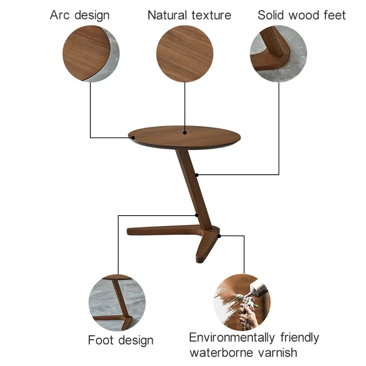 HC5518B_3.webp ZH63379 Nordic Wood Multi-functional Small Apartment Creative Round Side Table - Image 4