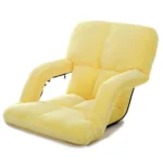 A3 Creative Lazy Sofa with Armrests Foldable Single Backrest Recliner