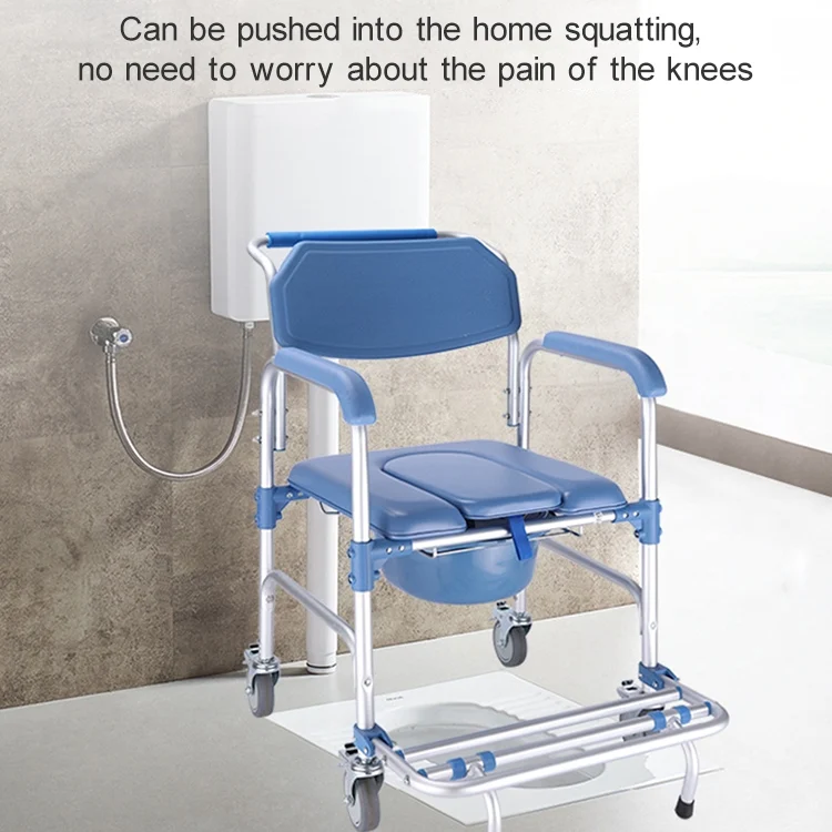 HC5522_7.webp Elderly Toilet Seat Aluminum Alloy Wheelchair Pregnant Women Shower Chair with Wheels - Image 8