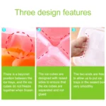 Small Square Ice Mold Trays Multi-layer Mold with Cover Ice Storage Box, 4 Layers - Image 7