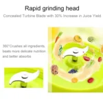 Bingo 500ml Mini Portable USB Rechargeable Electric Juicer Cup  Juicer Blender, 22000 Revolutions Per Minute - Image 11