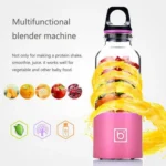 Bingo 500ml Mini Portable USB Rechargeable Electric Juicer Cup  Juicer Blender, 22000 Revolutions Per Minute - Image 7